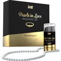 INTT MASSAGE & ORAL SEX - PEARLS IN LOVE WITH PEARL NECKLACE AND SILICONE GEL